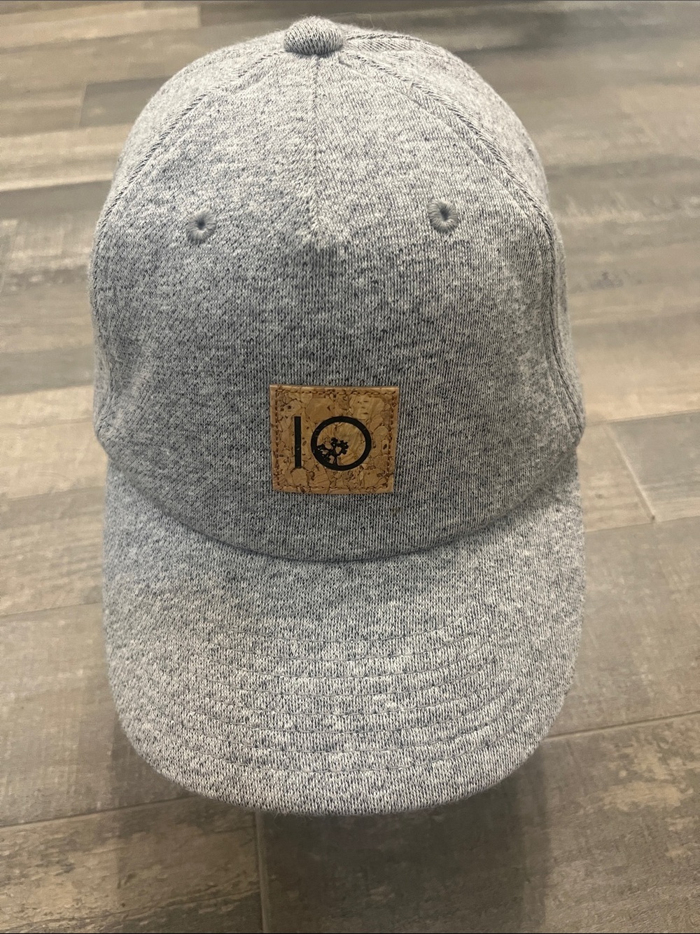 tentree Light Gray Hat with Cork Logo Tab
